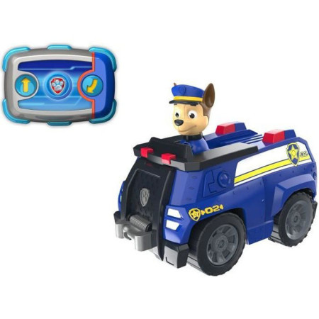 PAT PATROUILLE Vu00e9hicule radiocommandu00e9 Chase - Voiture tu00e9lu00e9commandu00e9e