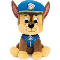 PAT PATROUILLE - PELUCHE 25 CM CHASE Paw Patrol Gund - 6058444 - peluche douce et lav