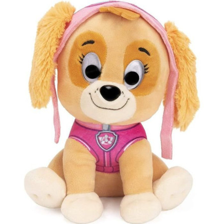 PAT PATROUILLE - PELUCHE 25 CM STELLA Paw Patrol Gund - 6058446 - peluche douce et la