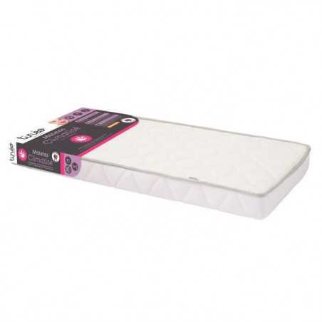 Matelas Climatisé TINEO 70x140x10cm - Climatisé - 1 Face Été - 1 Face Hiver - Sans Traitement - Fabriqué En France