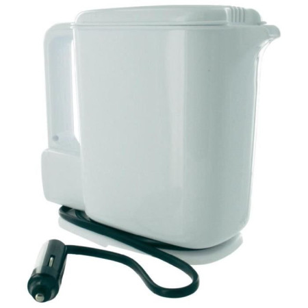 Bouilloire électrique 12V 1L 170W Blanc et Bleu - HTC EQUIPEMENT
