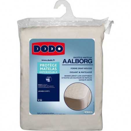 Protege Matelas Aalborg - DODO - Matelassé & Imperméable - 160 x 200 cm - Blanc