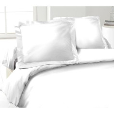 LOVELY HOME Lot de 2 Taies d'Oreillers 100% coton 50x70 cm - Blanc LOVELY HOME Lot de 2 Taies d'Oreillers 100% coton 50x70 cm - Blanc