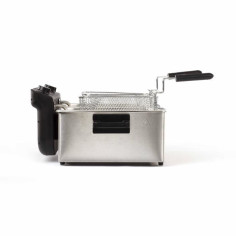 Friteuse double LIVOO DOC217 - 2 x 3 L - Inox 3300W - Noir + Gris Friteuse double LIVOO DOC217 - 2 x 3 L - Inox 3300W - Noir + Gris