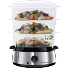 Cuiseur Vapeur 9L - Russell Hobbs 19270-56 - Programmable Minuteur Cuiseur Vapeur 9L - Russell Hobbs 19270-56 - Programmable Minuteur