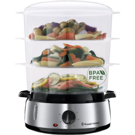 Cuiseur Vapeur 9L - Russell Hobbs 19270-56 - Programmable Minuteur