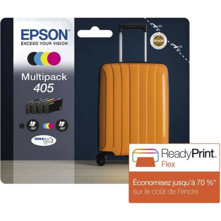 Pack de 4 Cartouches d'encre - 405 Ultra Ink - EPSON - WorkForce WF-7830