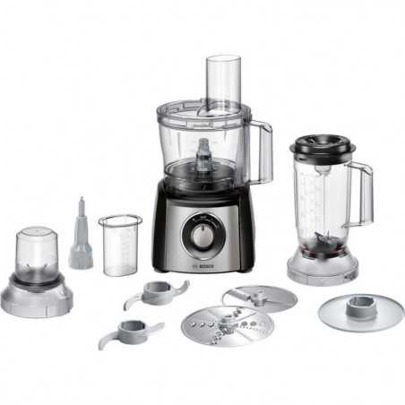 Robot multifonctions BOSCH MULTI TALENT MCM3501M - Noir et inox - 800 W - 2 vitesses + fonction pulse