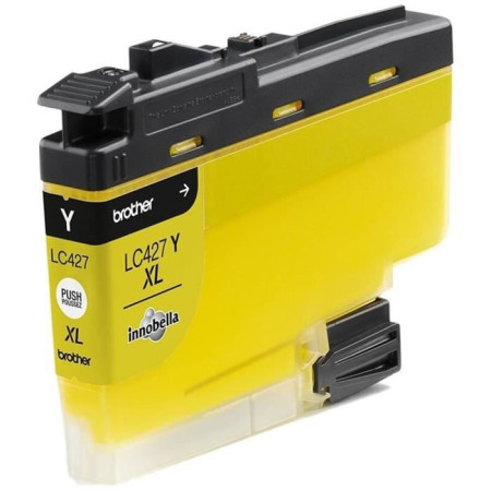 Cartouche d'encre LC427XLY - BROTHER - Jaune - 5000 pages - Pour Brother MFC-J6955DW