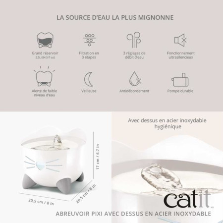 5 L (Acier inox et filtre)