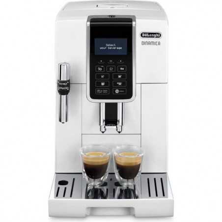 Machine expresso broyeur - De'Longhi - Dinamica - ECAM350.35.W - 6 recettes - Blanc