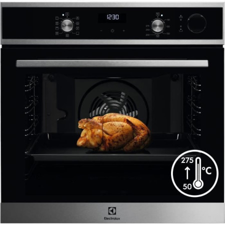 Four électrique encastrable 25% vapeur -Chaleur tournante pulsée ELECTROLUX EOC5H40X