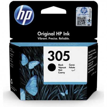 HP 305 Cartouche d'encre noire authentique (3YM61AE) pour HP DeskJet 2300/2700/2810/Plus4100/4222/4230, HP Envy 6000/Pro 6400