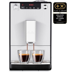 Machine a café broyeur a grain - Melitta - Solo - Argent