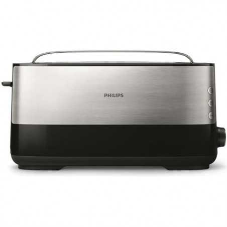 Grille-pain - PHILIPS - HD2692/90 - Collection Métal petit déjeuner - 1 fente longue - 950W - Inox