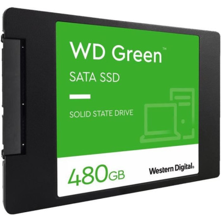 WESTERN DIGITAL - Green - Disque SSD Interne - 480 Go - 2