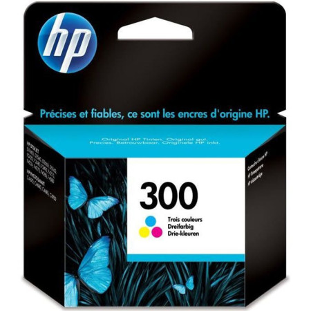 HP 300 Cartouche d'encre trois couleurs authentique (CC643EE) pour HP DeskJet F4580 e