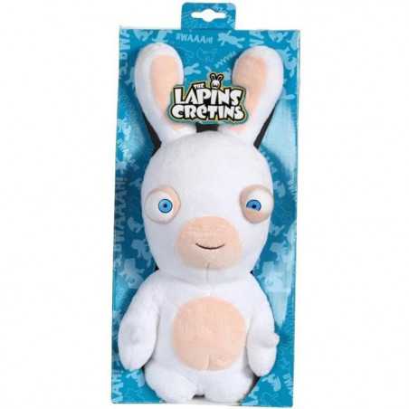 Gipsy Toys - Lapins Crétins Sonores - Bouche Fermée - 28 cm - Blanc