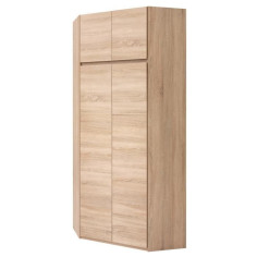 ACADEMICA Armoire d'angle - Décor chene sonoma - Contemporain - Chambre - L 80 ACADEMICA Armoire d'angle - Décor chene sonoma - Contemporain - Chambre - L 80