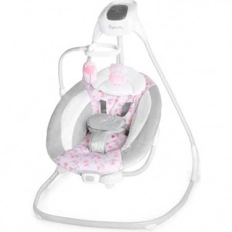 INGENUITY Transat pour bébé évolutif balancelle électrique pivotante 180° Cassidy cadeau bébé, balancement, son et vibration