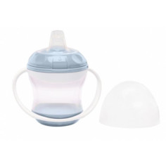THERMOBABY Tasse anti-fuites + couv - Fleur bleue THERMOBABY Tasse anti-fuites + couv - Fleur bleue