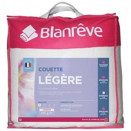 Couette Légere Microfibre - BLANREVE - 220 x 240 cm - Blanc
