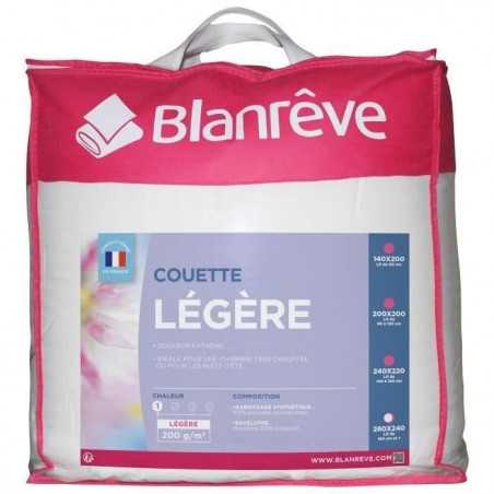 Couette Légere Microfibre - BLANREVE - 240 x 260 cm - Blanc