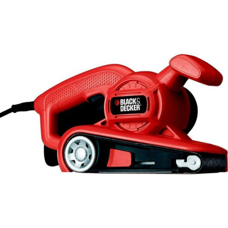 Ponceuse a bande filaire 720W BLACK+DECKER (Livrée avec 1 Bande abrasive + Sac collec