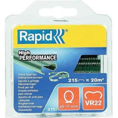 Agrafe a grillage VR22 Rapid Agraf - Plastifiées vertes - 215 agrafes Agrafe a grillage VR22 Rapid Agraf - Plastifiées vertes - 215 agrafes