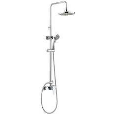ROUSSEAU Colonne de douche avec robinet mitigeur mécanique Shenti chrome ROUSSEAU Colonne de douche avec robinet mitigeur mécanique Shenti chrome