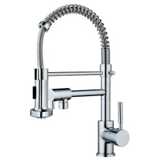 ROUSSEAU Robinet mitigeur de cuisine Mini Stoli - Avec douchette - Chromé ROUSSEAU Robinet mitigeur de cuisine Mini Stoli - Avec douchette - Chromé
