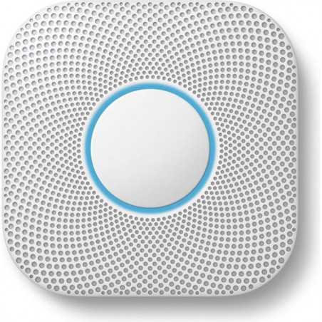 GOOGLE - Détecteur de fumée - Nest Protect 2nd Gen Battery - Blanc