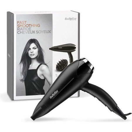 Seche-cheveux - BaByliss - D572DE Turbo Smooth 2200 avec Technologie Ionique et Céramique