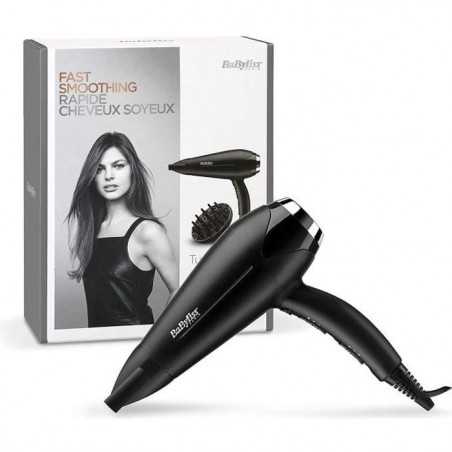 Seche-cheveux - BaByliss - D572DE Turbo Smooth 2200 avec Technologie Ionique et Céramique
