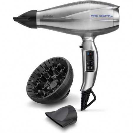 Seche-cheveux - BaByliss - 6000E Pro Digital 2200 - Technologie Ionique et Céramique - Fabriqué en Italie