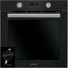 Four encastrable pyrolyse BRANDT BXP5559B - Noir - Multifonction - Porte froide - 67l