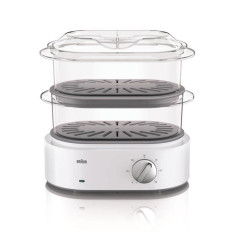 BRAUN FS5100WH Cuiseur vapeur Identity Collection - Blanc BRAUN FS5100WH Cuiseur vapeur Identity Collection - Blanc