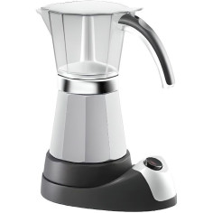 Cafetiere électrique DELONGHI EMKM6B Alicia Plus - Blanc - 6 tasses - 450W