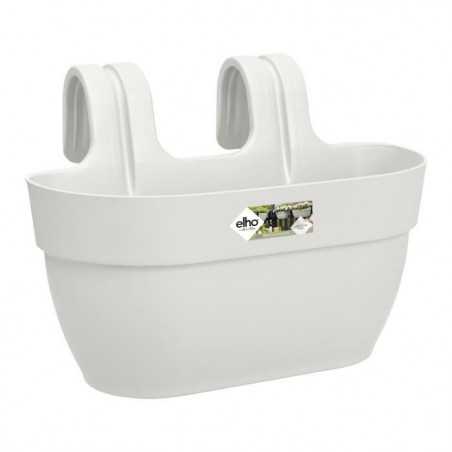 ELHO Balconniere Vibia Campana Easy Hanger Medium - L 24.1 x W 36 x H 26.5 cm - Blanc Soie - Balcon extérieur