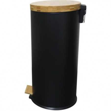 Poubelle de Cuisine a Pédale - FOREST - 30 L - Noir Mat - Kitchen Move