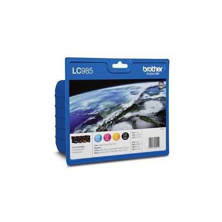 Brother LC985 Cartouches d'encre Multipack Coul...