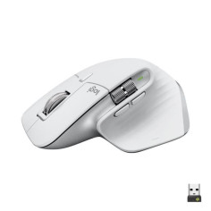 Souris Logitech MX Master 3S - Sans Fil avec Défilement Clics Silencieux - Gris Pale Souris Logitech MX Master 3S - Sans Fil avec Défilement Clics Silencieux - Gris Pale