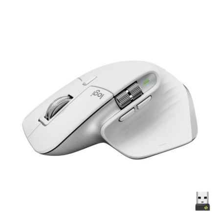Souris Logitech MX Master 3S - Sans Fil avec Défilement Clics Silencieux - Gris Pale