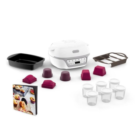 TEFAL KD812110 Cake Factory Délices Silver Appareil a gâteau