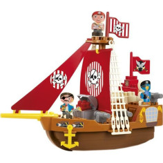 Bateau pirate - Jeu de construction - A partir de 18 mois - ABRICK Bateau pirate - Jeu de construction - A partir de 18 mois - ABRICK