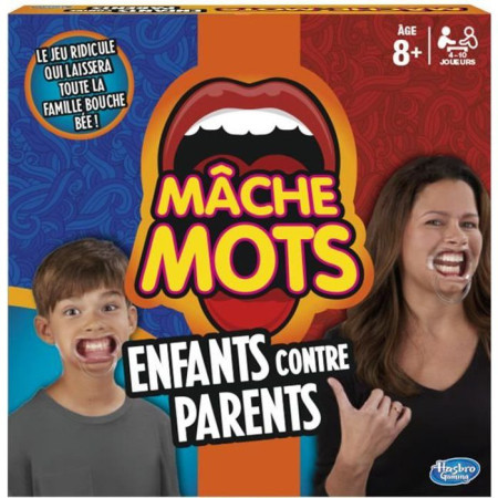 Mache-Mots - Hasbro Gaming - Enfants Contre Parents - Jeu de societe pour la famille