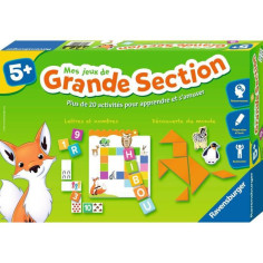 Mes jeux de grande section - Coffret complet éducatif - 20 activités programme 3e ann