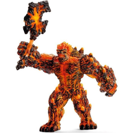 Golem de lave avec arme