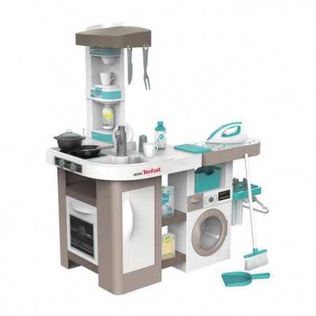 SMOBY - Tefal cuisine clean - Jouet d'imitation cuisine et ménage - 36 accessoires - Fonctions sonores - Des 3 ans