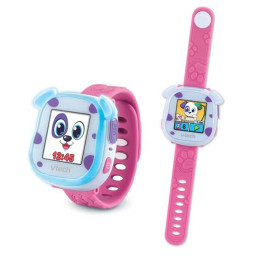 Montre Interactive Kidiwatch - VTECH - Rose - Pour Enfant a partir de 3 ans - Avec Animal Virtuel